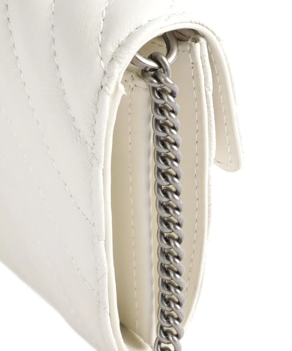 Love One Geldbörse fein genarbtes Rindsleder weiß