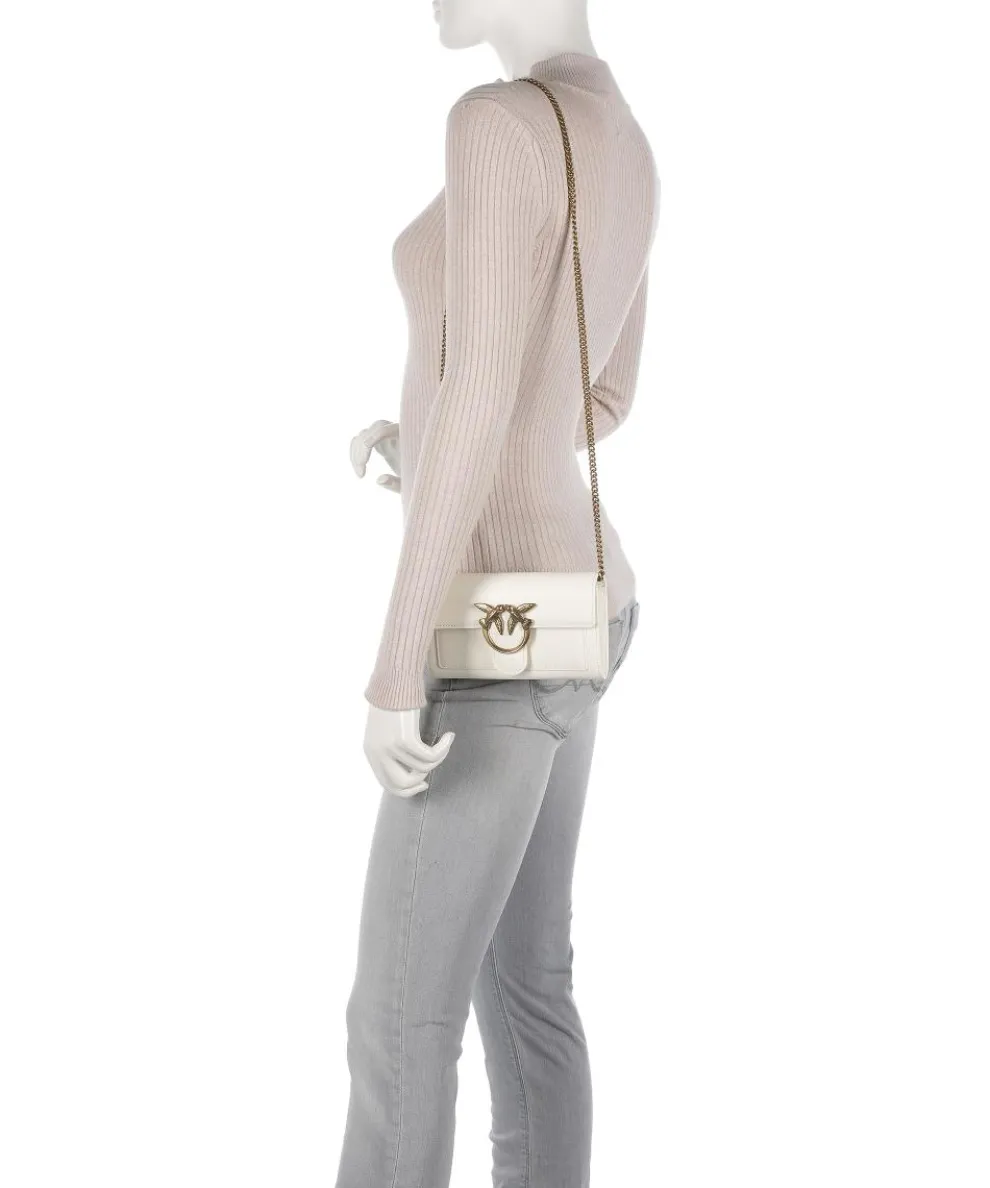 Love One Geldbörse fein genarbtes Leder elfenbein