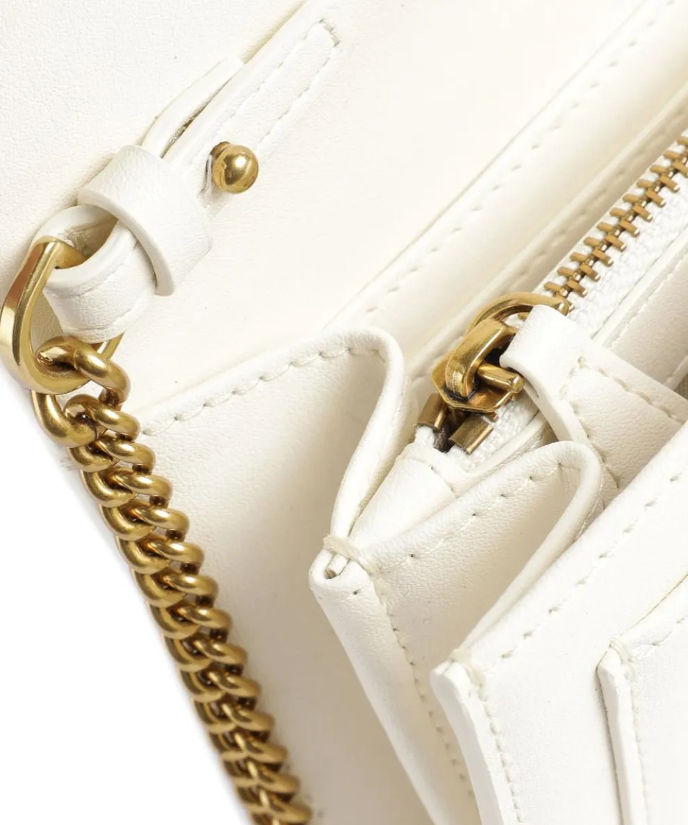 Love One Geldbörse fein genarbtes Leder elfenbein