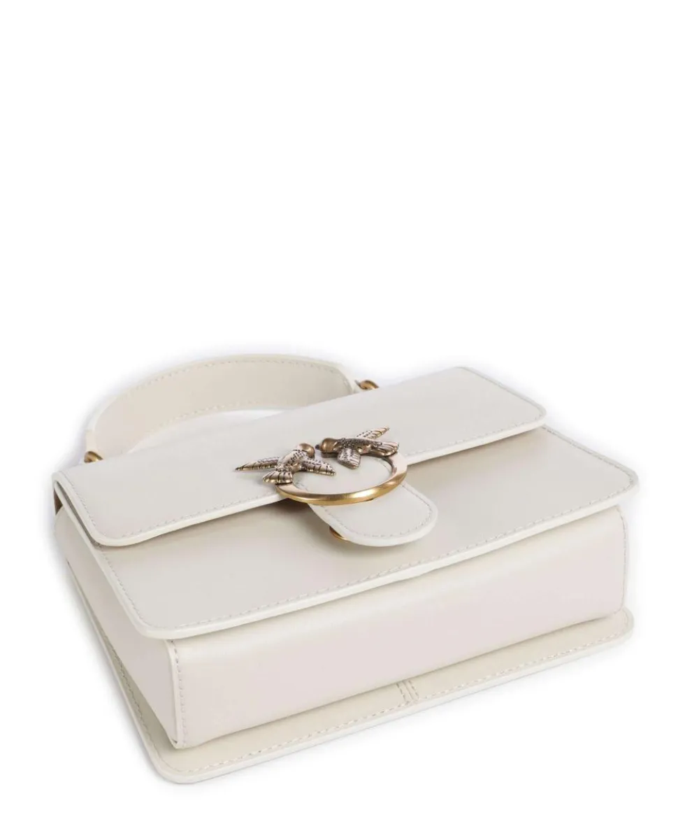 Love One Mini Umhängetasche fein genarbtes Rindsleder elfenbein