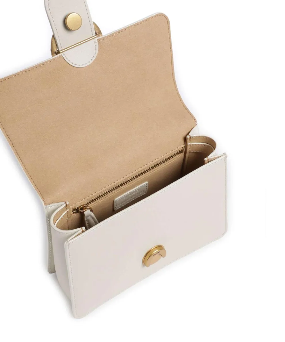 Love One Mini Umhängetasche fein genarbtes Rindsleder elfenbein