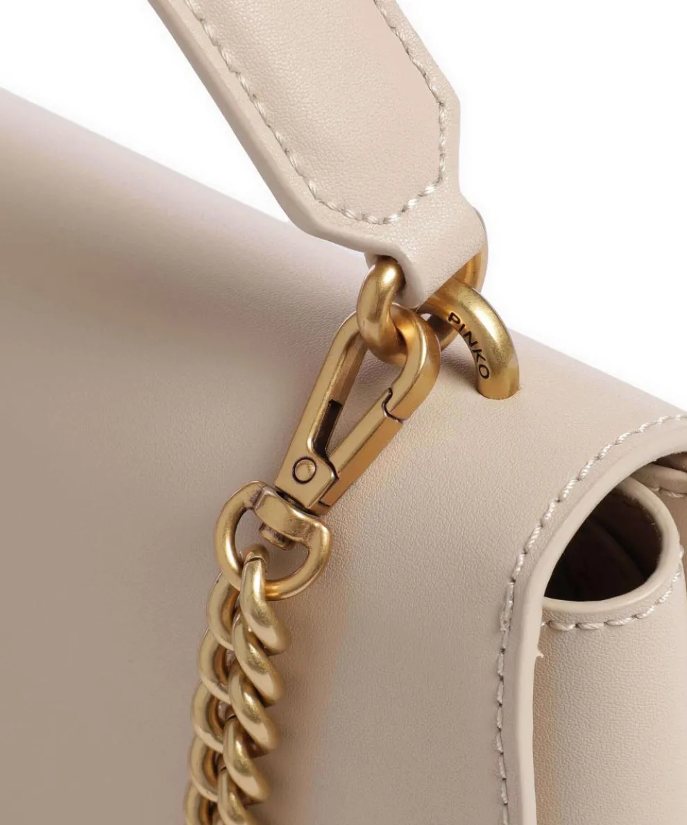 Love One Mini Umhängetasche fein genarbtes Rindsleder beige