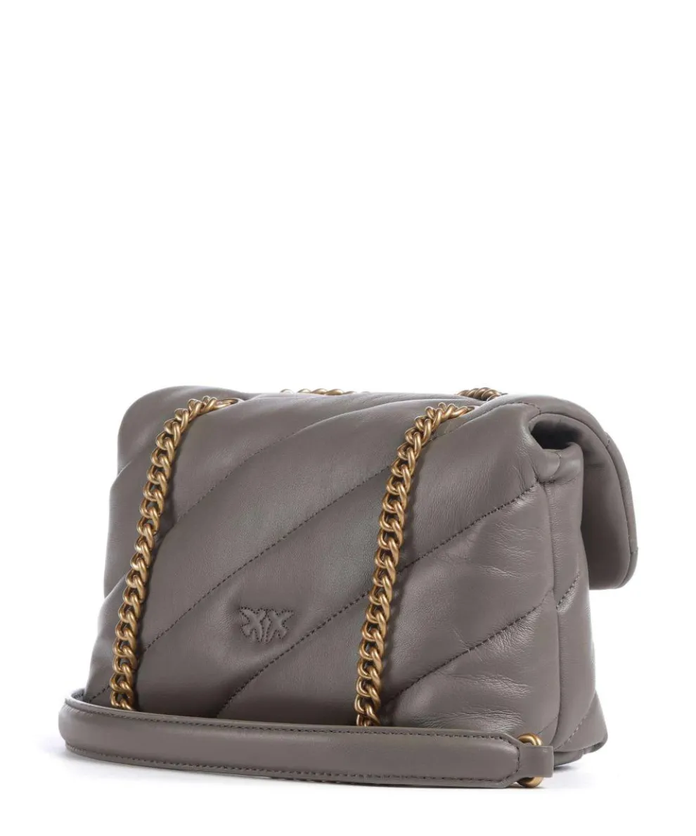 Love Puff Mini Schultertasche Schafsleder taupe
