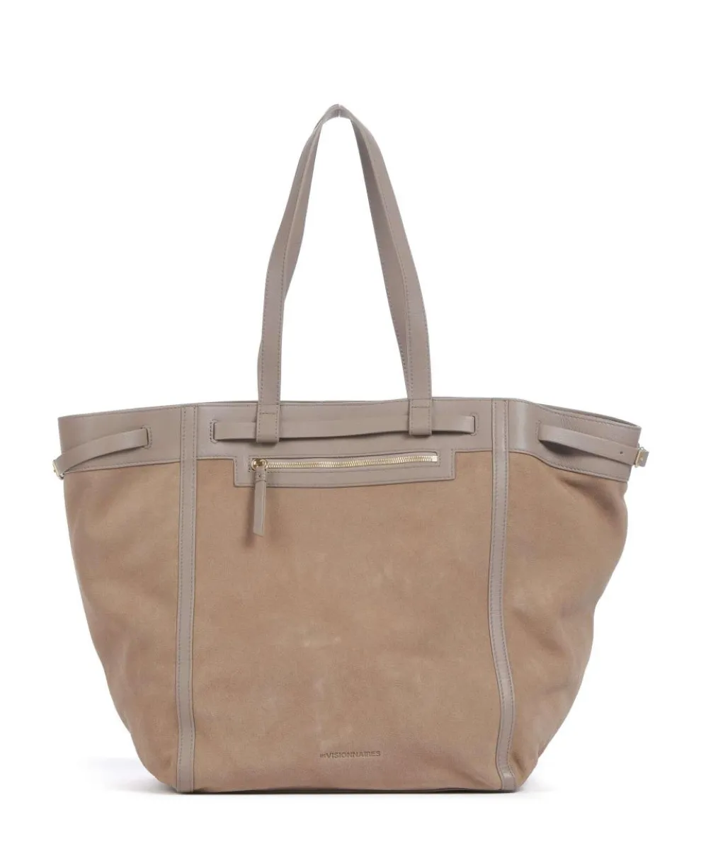 Felicia Cozy Shopper aufgerautes Leder beige
