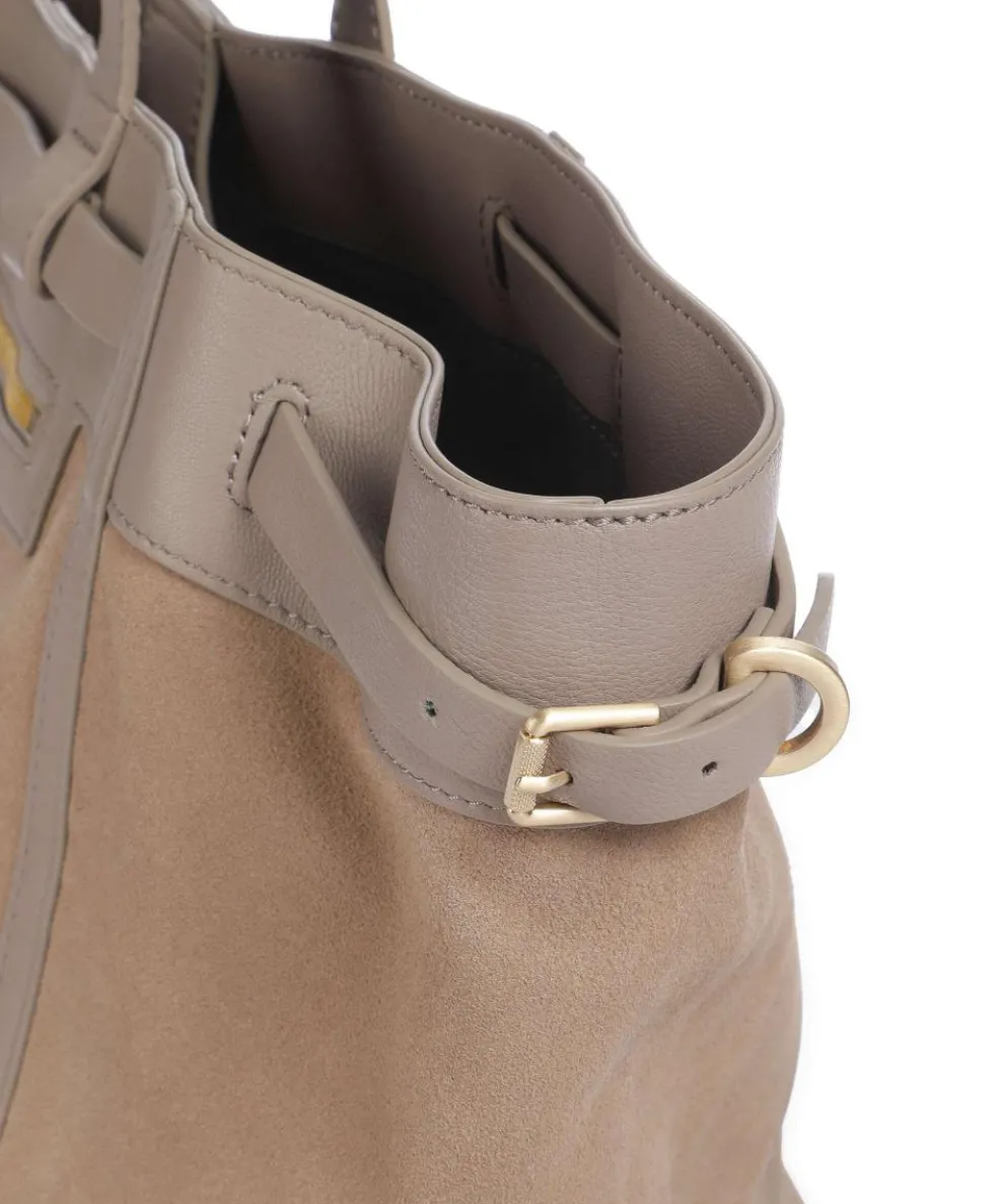 Felicia Cozy Shopper aufgerautes Leder beige