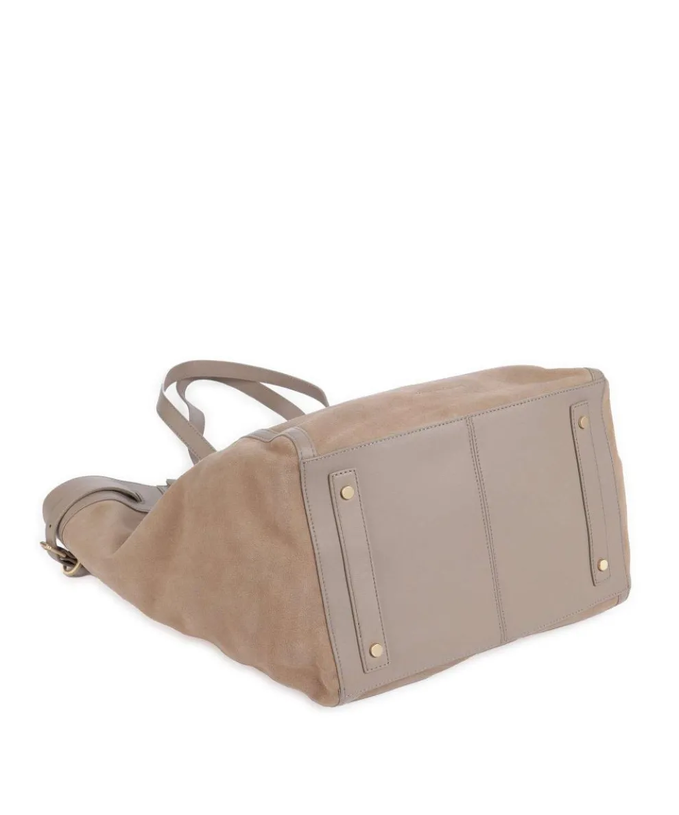 Felicia Cozy Shopper aufgerautes Leder beige