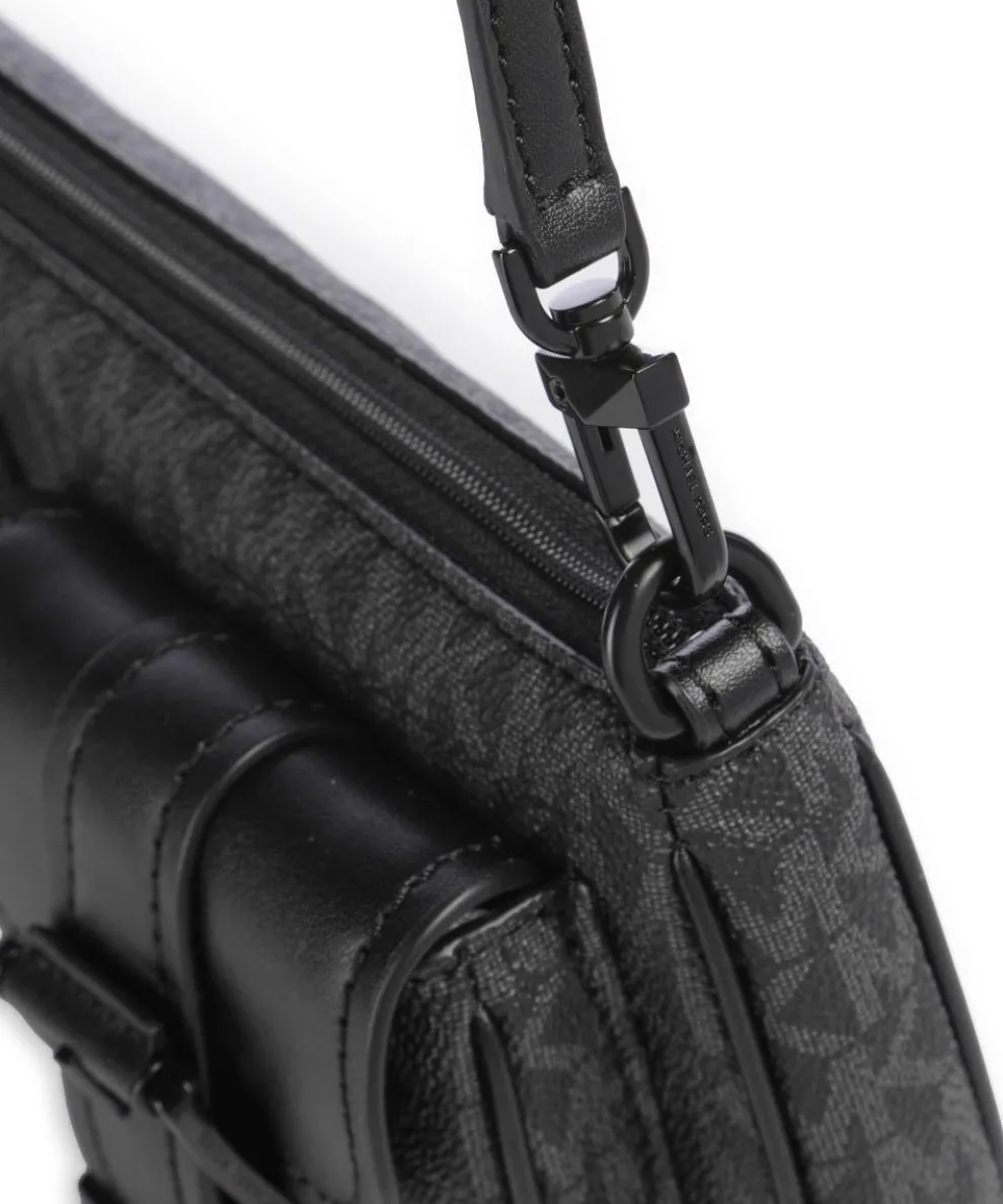 Zoe Small Schultertasche Lederimitat schwarz