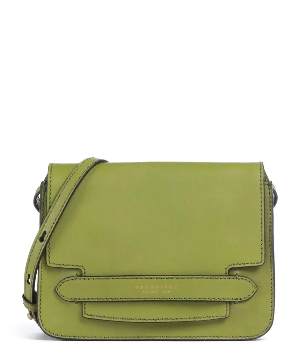Lucrezia Umhängetasche genarbtes Rindsleder grün