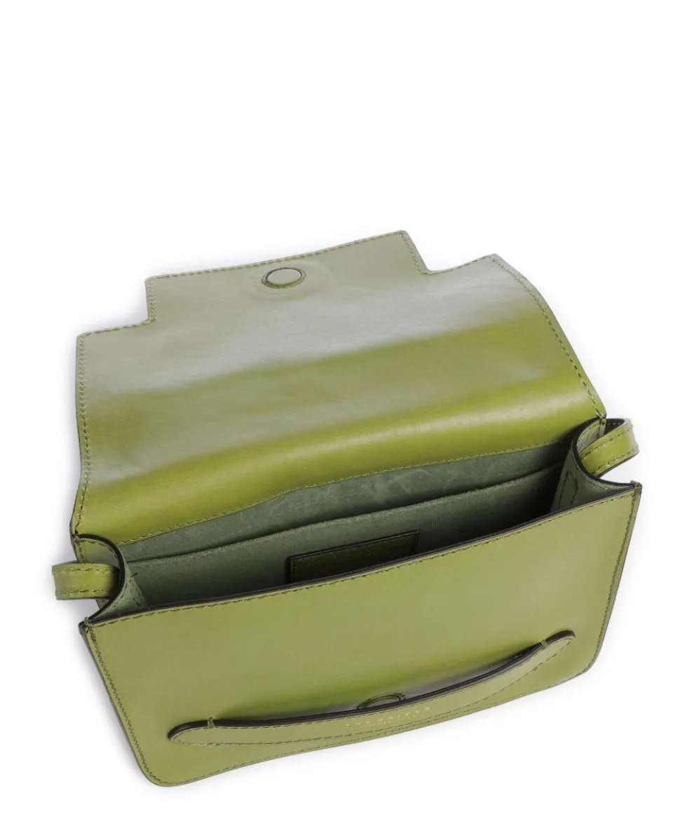Lucrezia Umhängetasche genarbtes Rindsleder grün