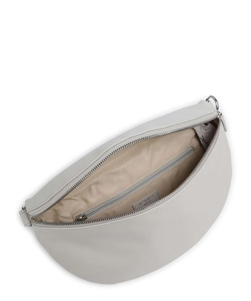 Luis Umhängetasche genarbtes Rindsleder hellgrau