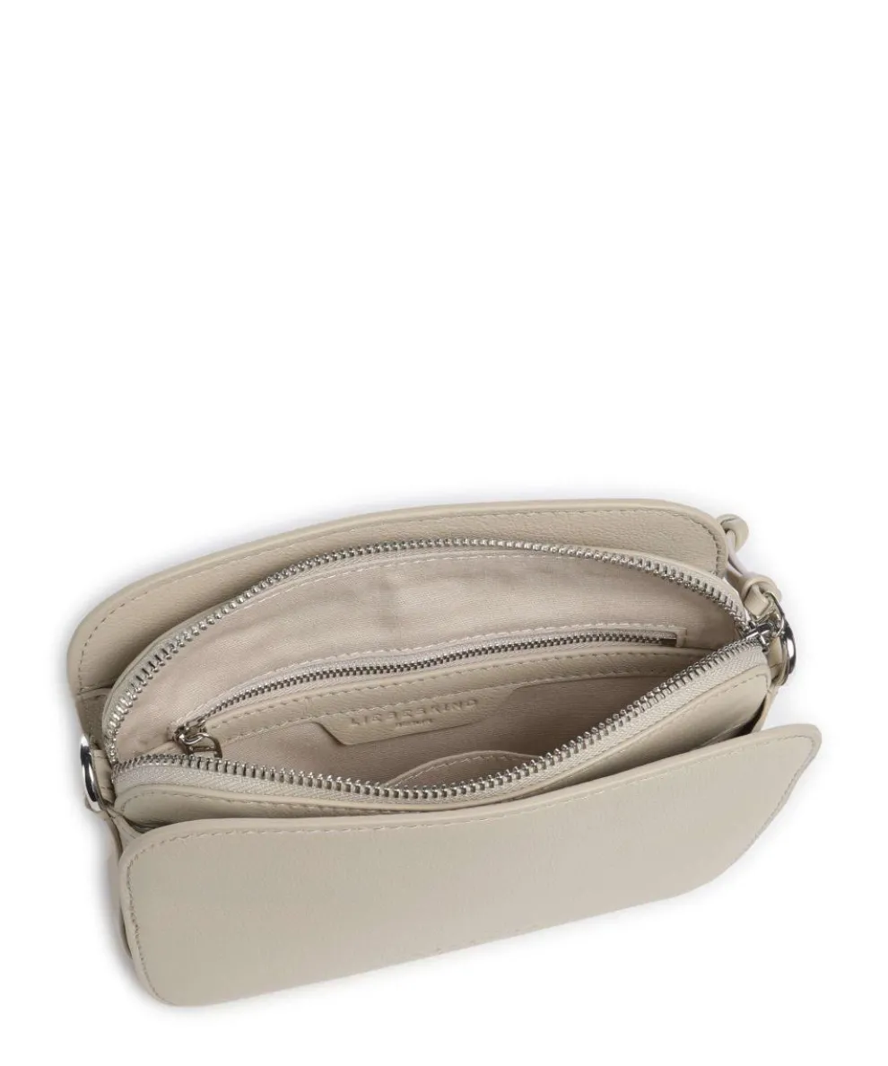 Luka Harris S Umhängetasche genarbtes Rindsleder creme