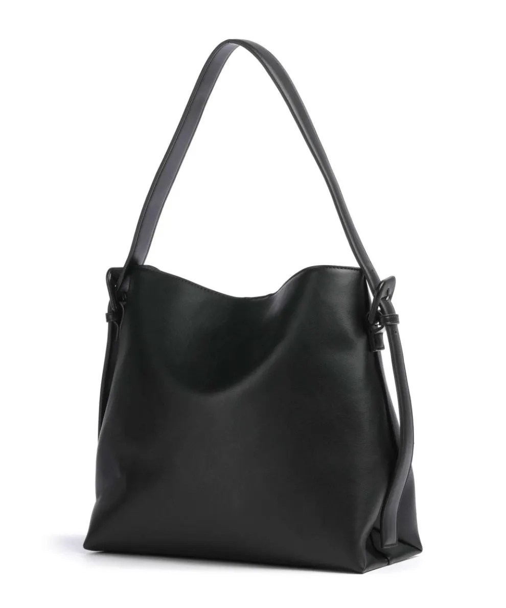 Luna Shopper Lederimitat schwarz