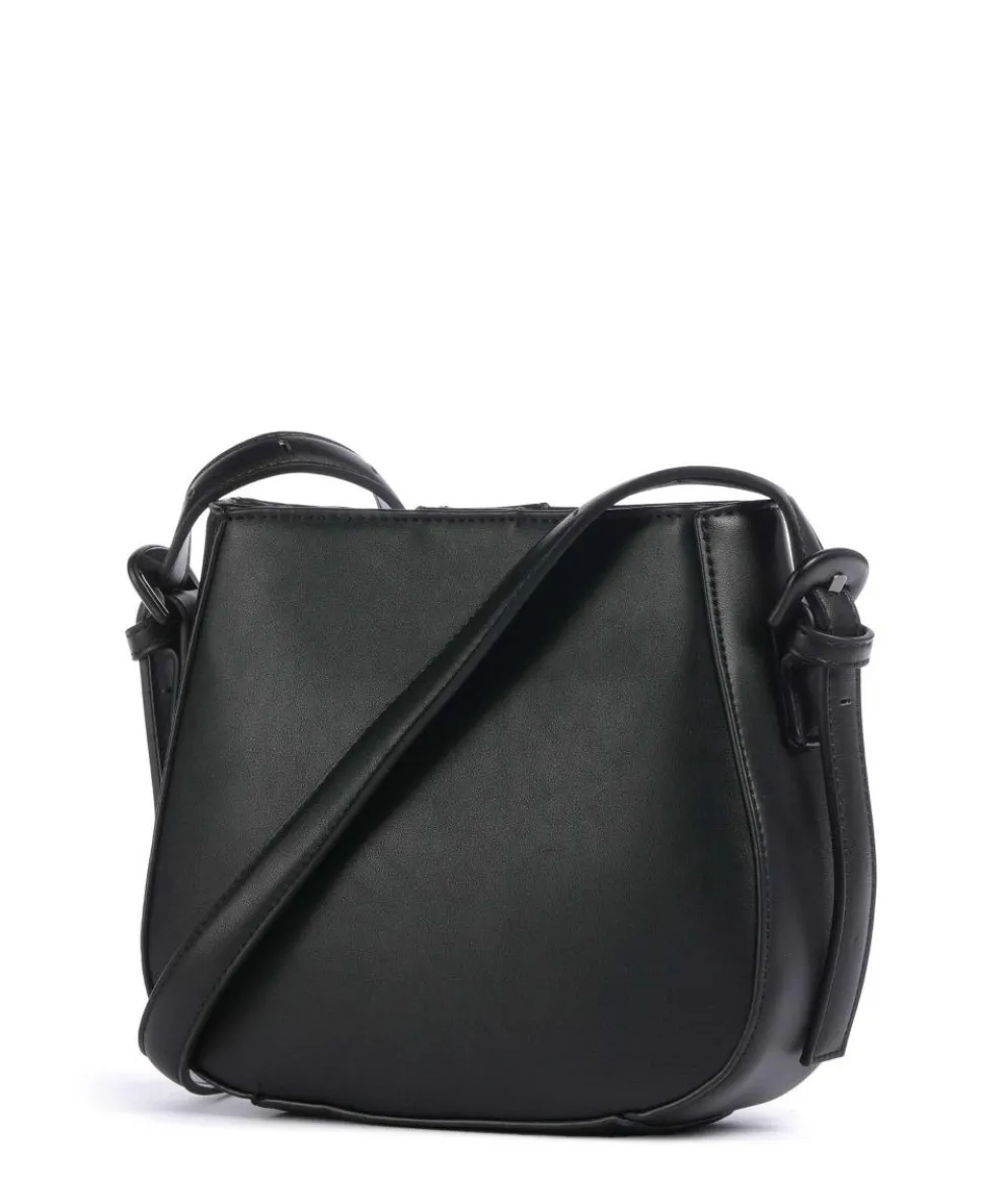 Luna Umhängetasche Lederimitat schwarz