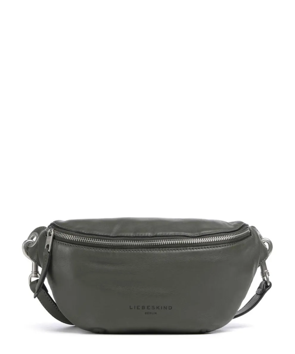 Tavia Sheep Natural Gürteltasche Schafsleder dunkelgrün