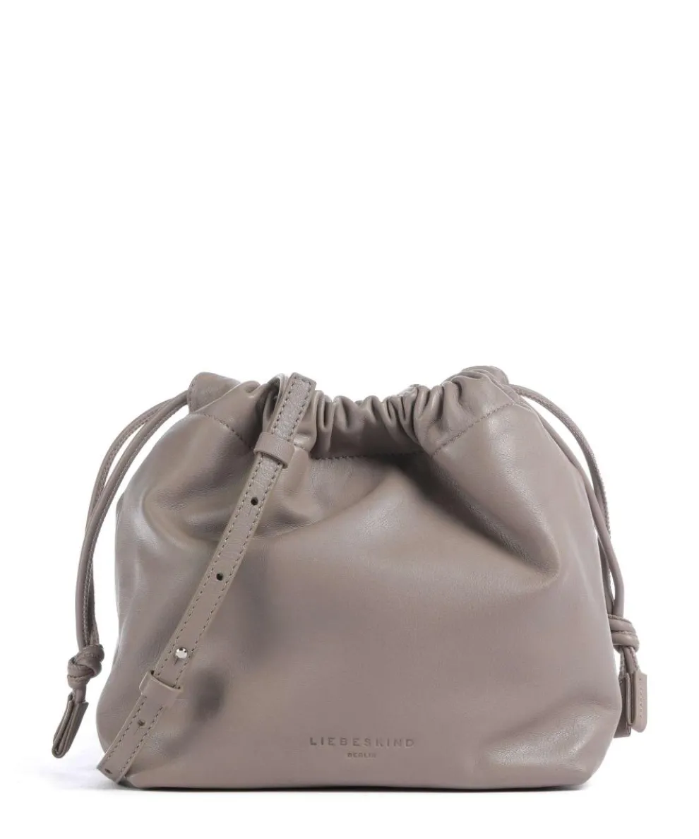 Lya Sheep Natural S Bucket bag Schafsleder taupe