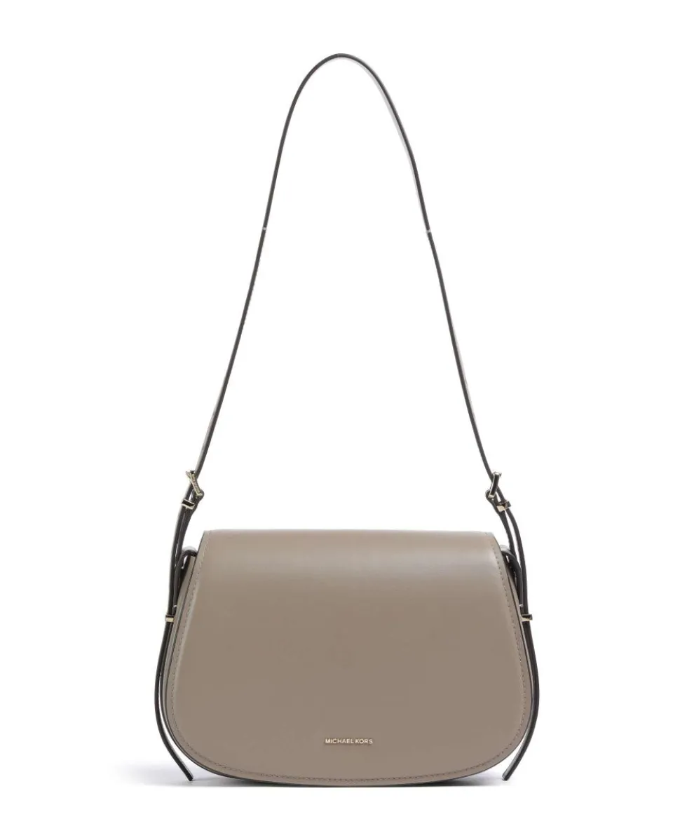 Lydia Schultertasche Rindsleder taupe
