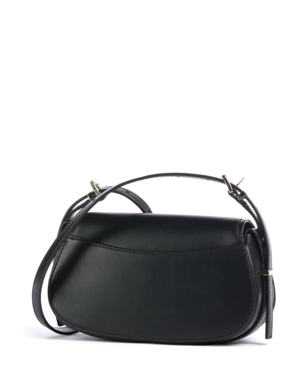 Lydia Small Umhängetasche fein genarbtes Rindsleder schwarz