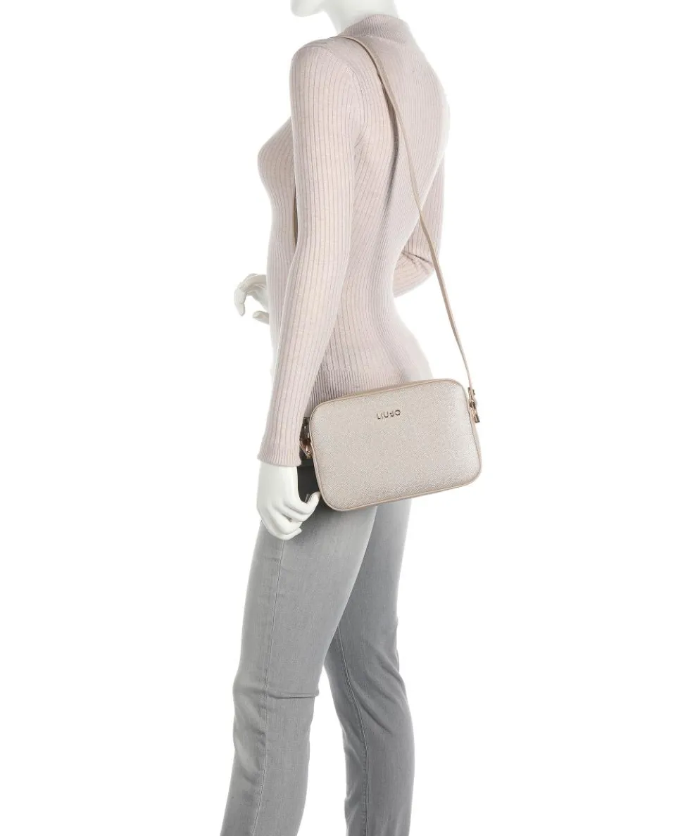 Manhattan Umhängetasche Lederimitat gold