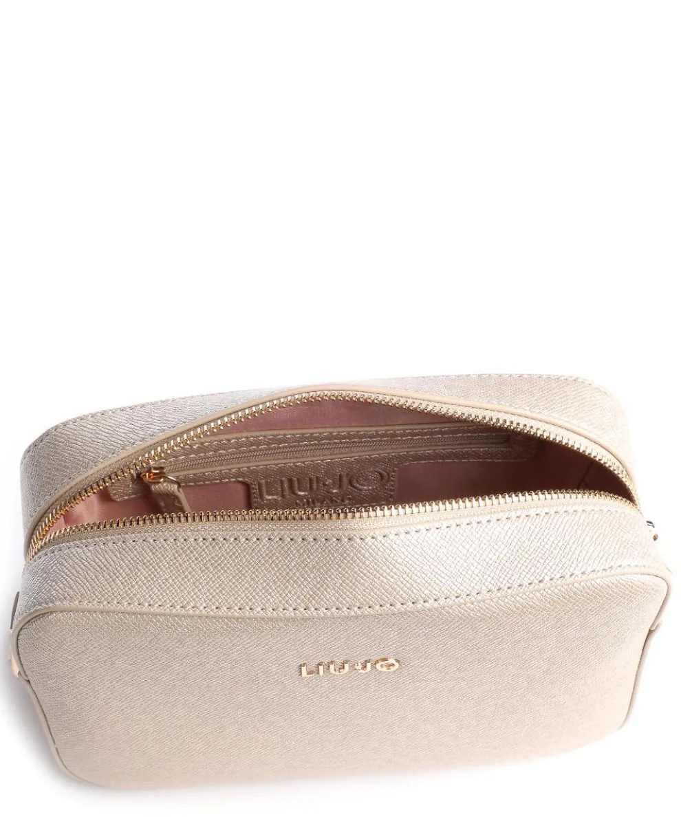 Manhattan Umhängetasche Lederimitat gold