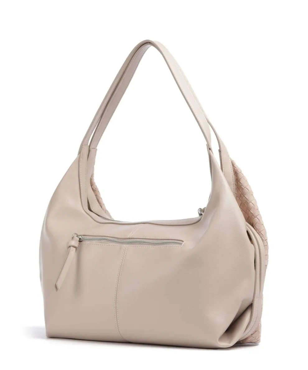 Weave Harmony Schultertasche Schafsleder nude
