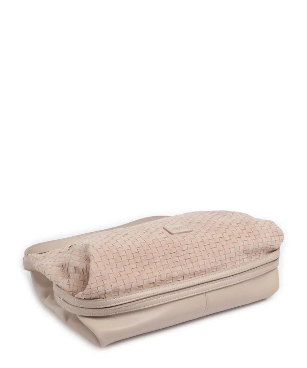 Weave Harmony Schultertasche Schafsleder nude