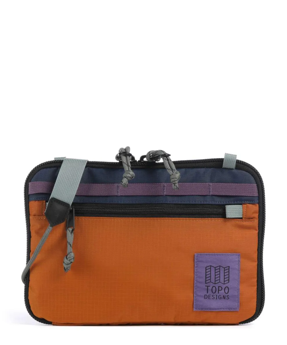 All Adventure Umhängetasche recyceltes Ripstop-Nylon orange