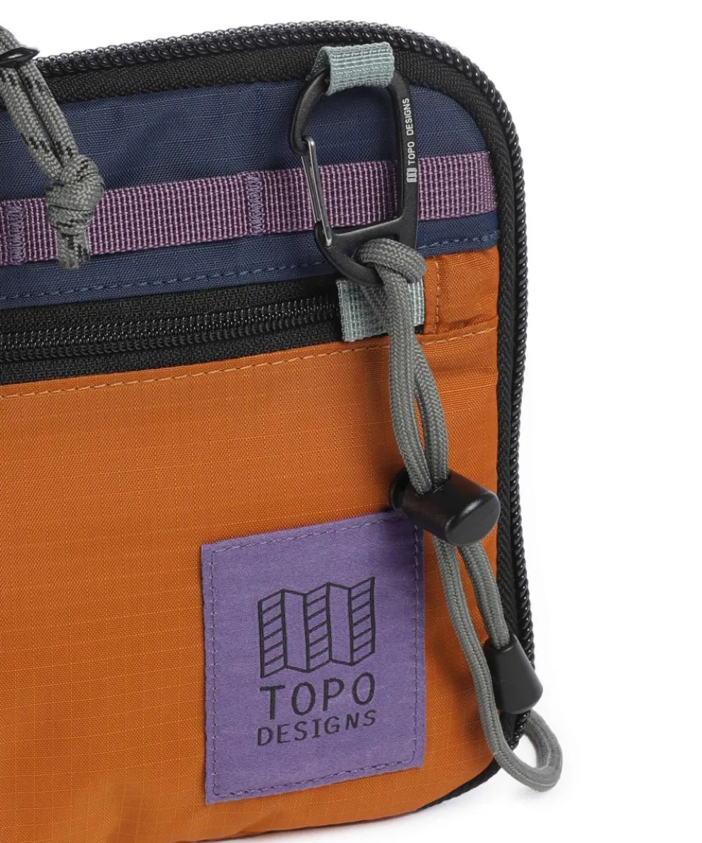 All Adventure Umhängetasche recyceltes Ripstop-Nylon orange