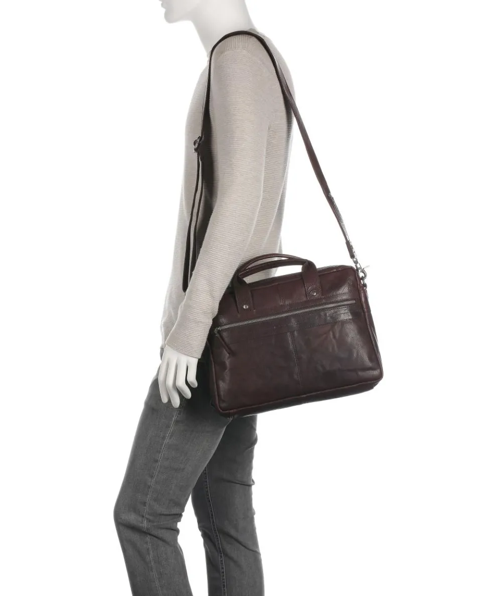 Bronco Aktentasche 14″ Büffelleder dunkelbraun