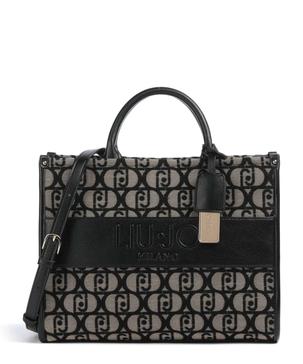 Ridhi M Handtasche Polyester schwarz