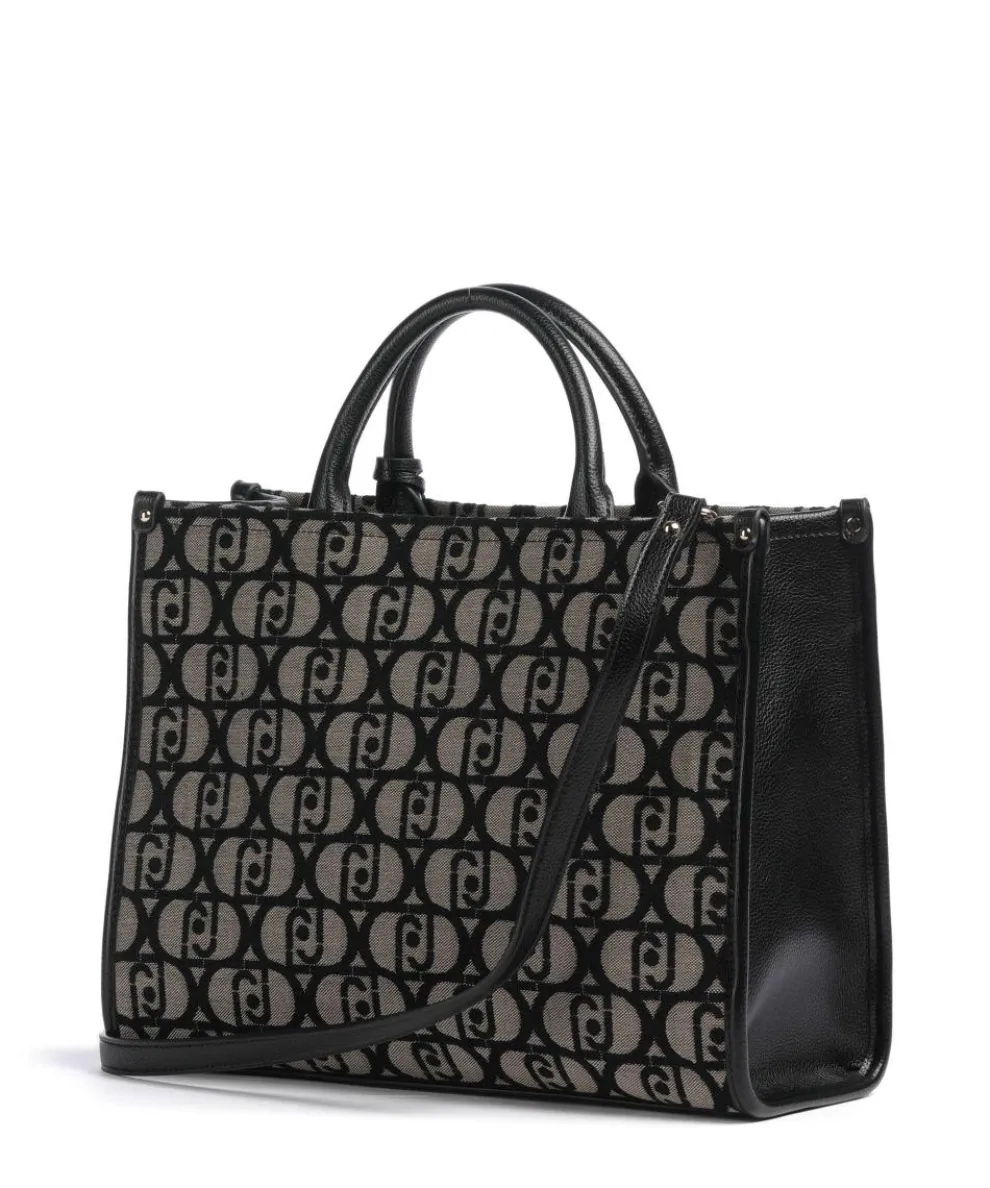 Ridhi M Handtasche Polyester schwarz