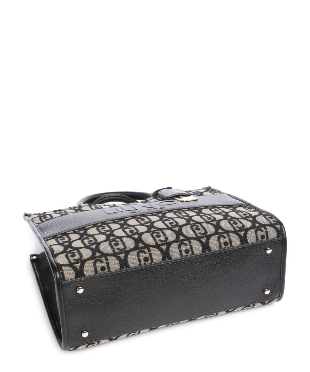 Ridhi M Handtasche Polyester schwarz