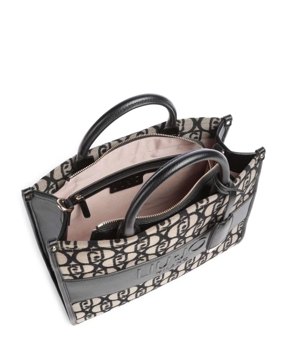 Ridhi M Handtasche Polyester schwarz