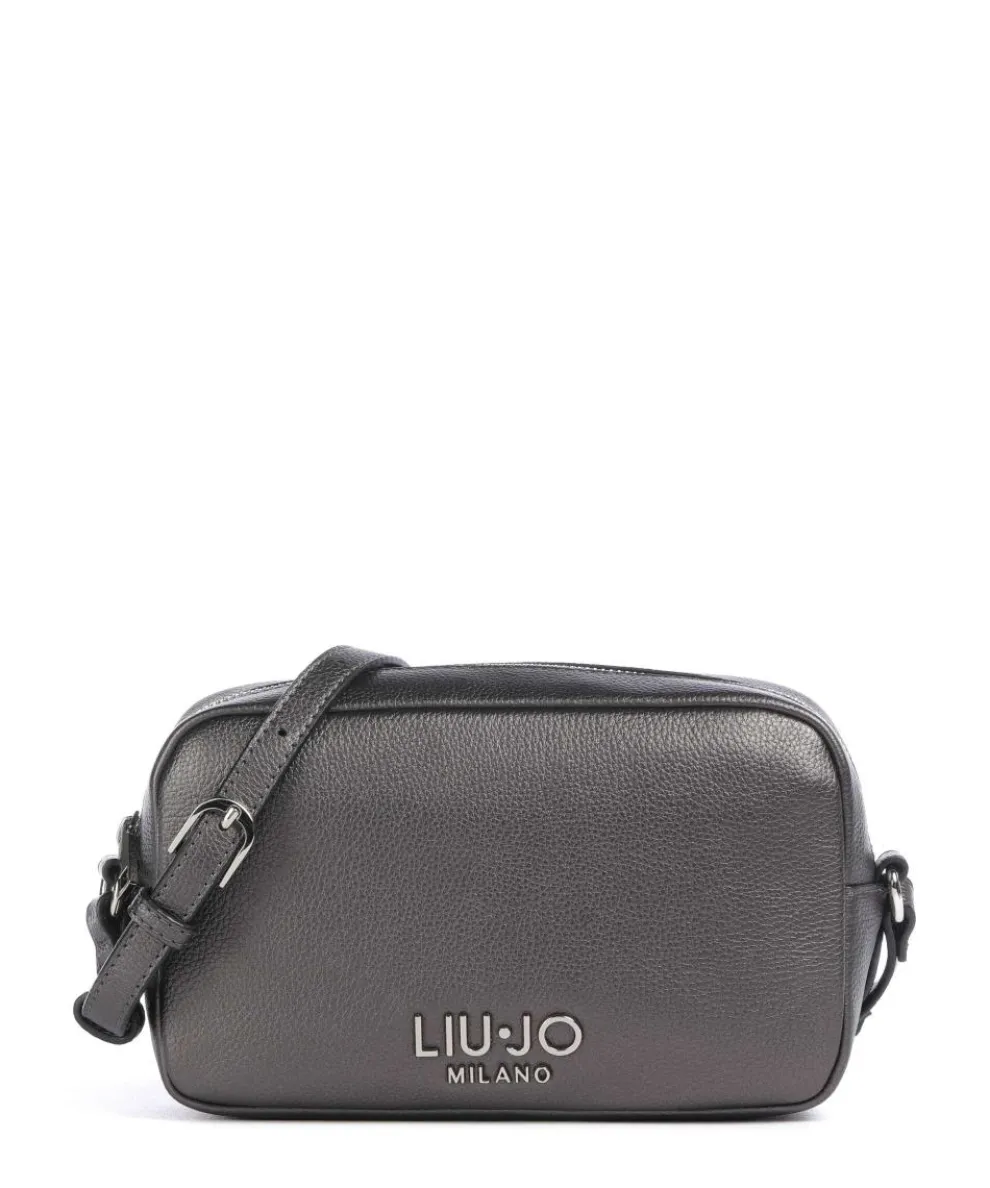 Evrim S Umhängetasche Lederimitat anthrazit