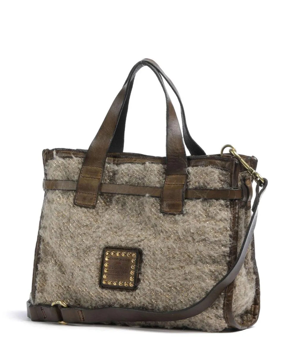 Handtasche Textil beige