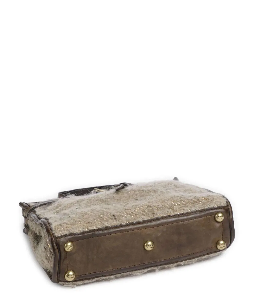 Handtasche Textil beige