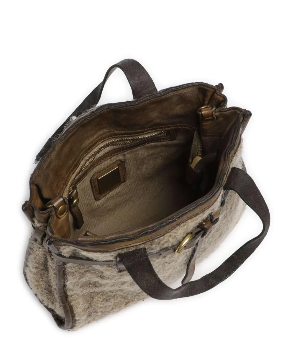 Handtasche Textil beige