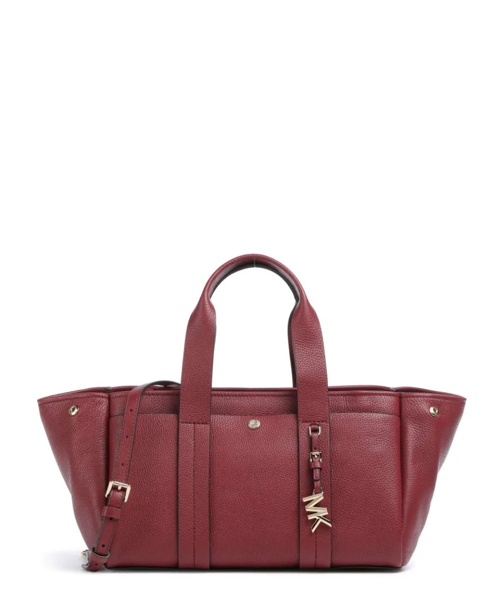 Romee Small Handtasche genarbtes Rindsleder wein