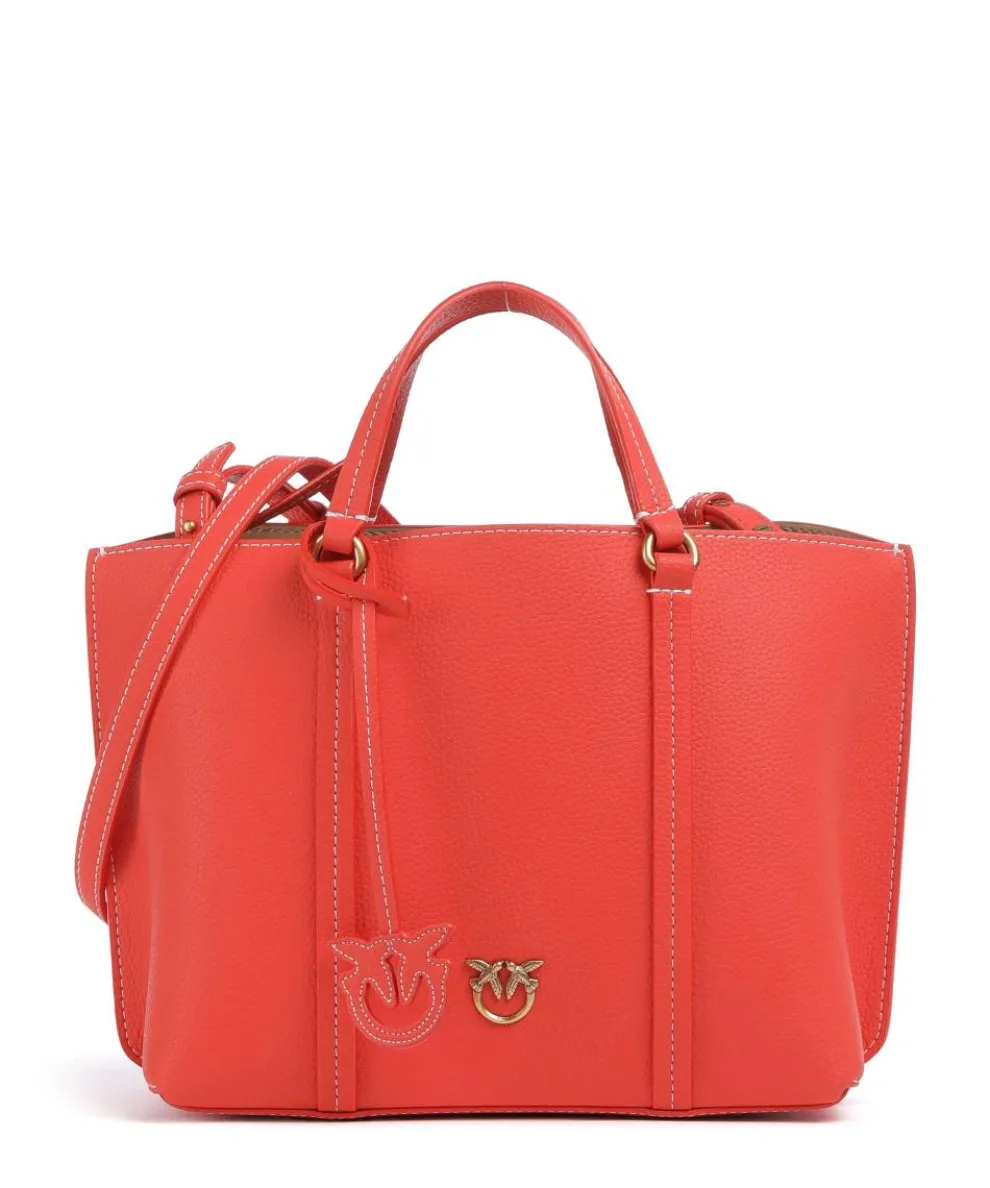 Carrie Classic Handtasche genarbtes Leder orange