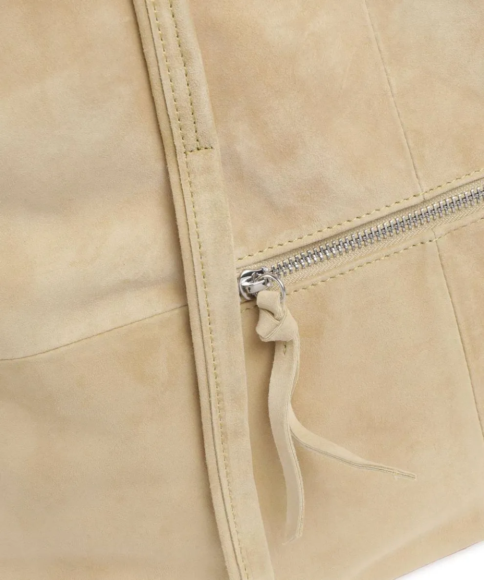 All About Beads Shopper Schafsleder sand