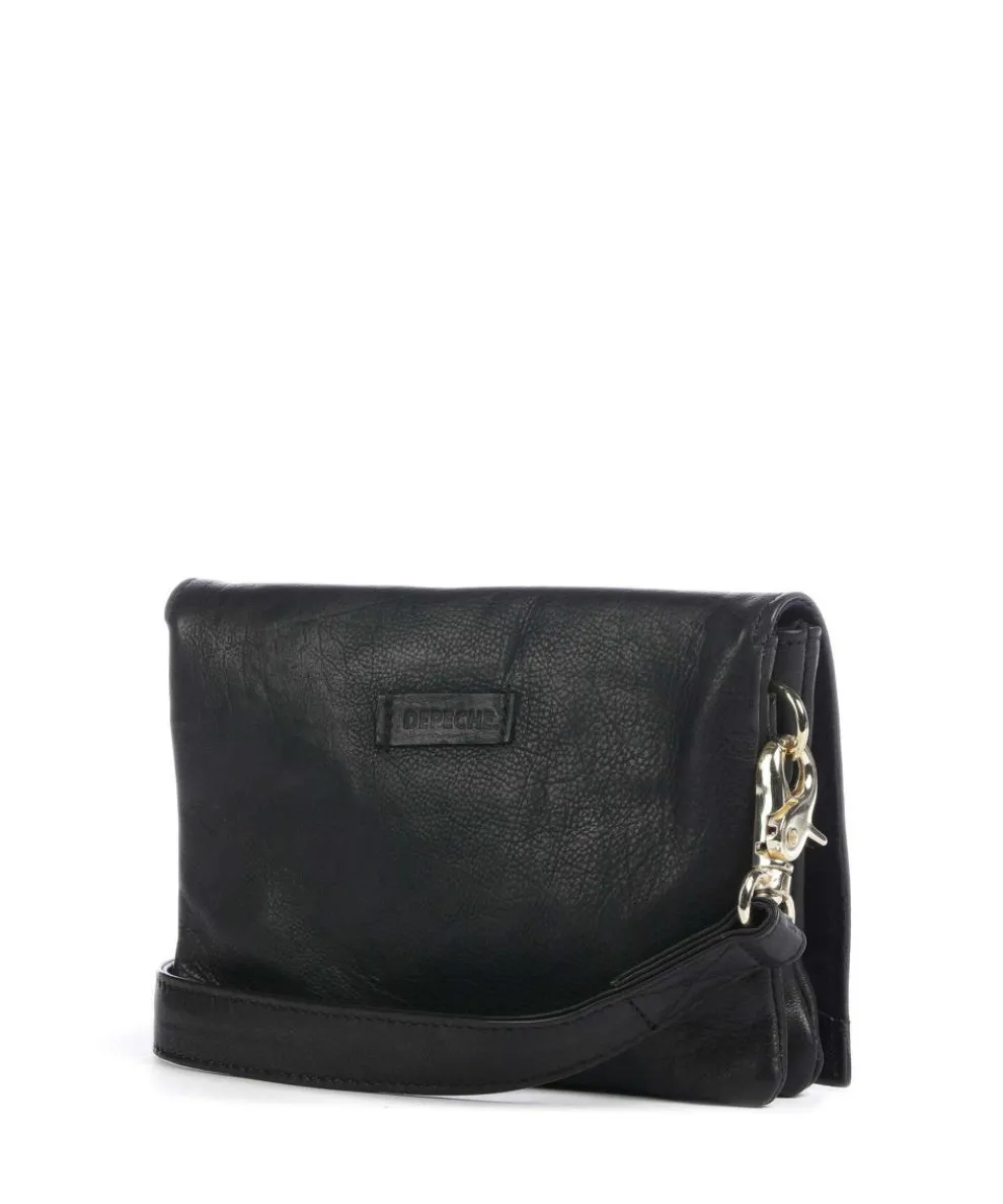 Golden Chic Umhängetasche Kalbsleder schwarz