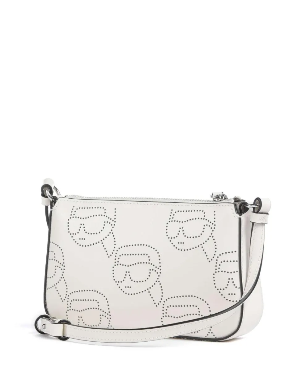 K/Ikonik Umhängetasche fein genarbtes Rindsleder creme