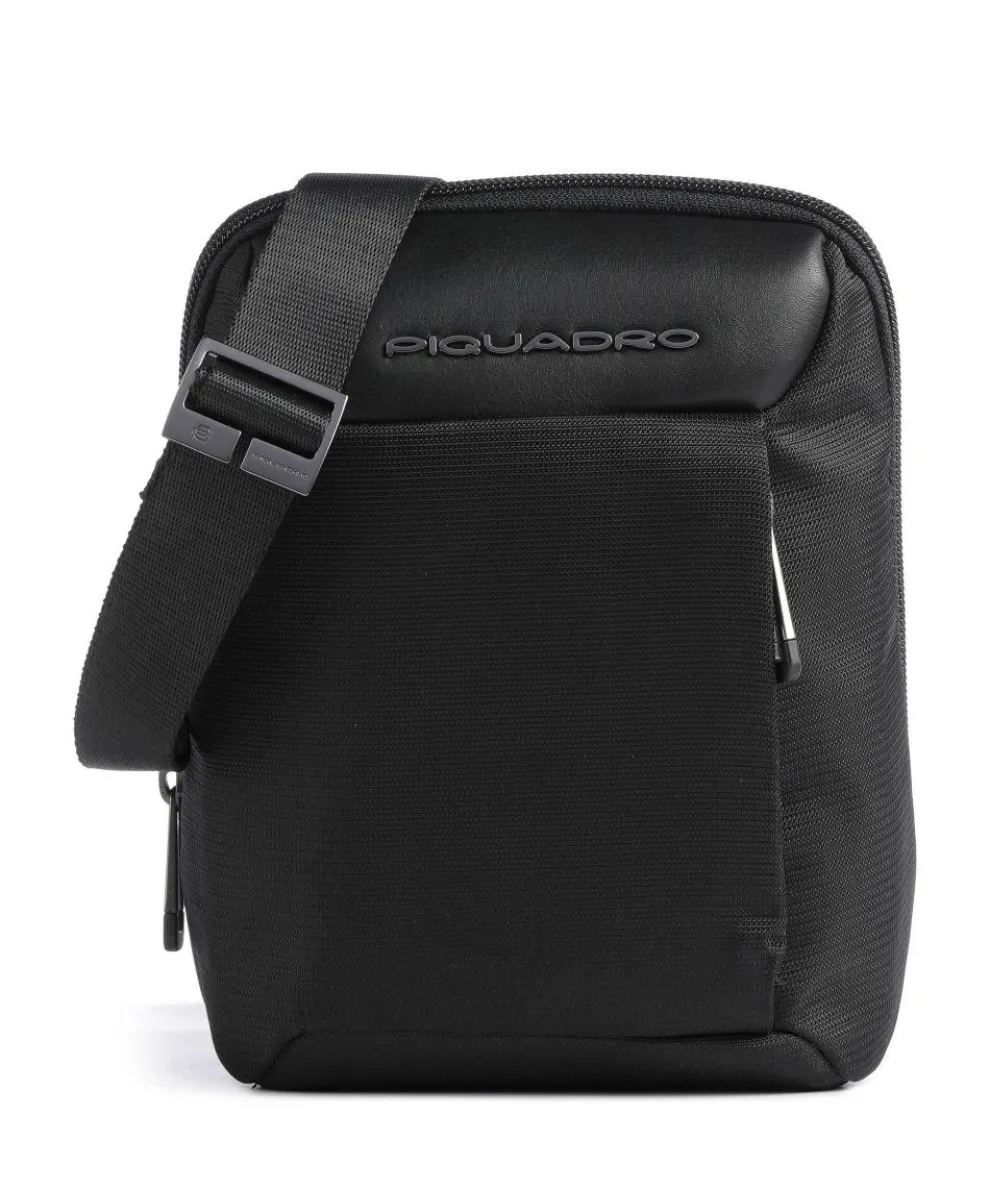 Macbeth Umhängetasche recyceltes Polyester schwarz