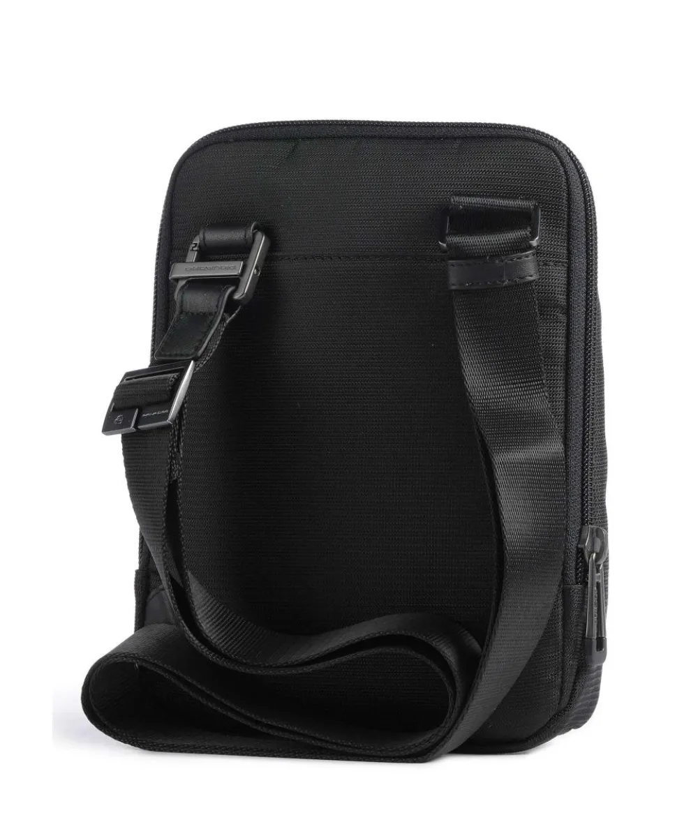 Macbeth Umhängetasche recyceltes Polyester schwarz