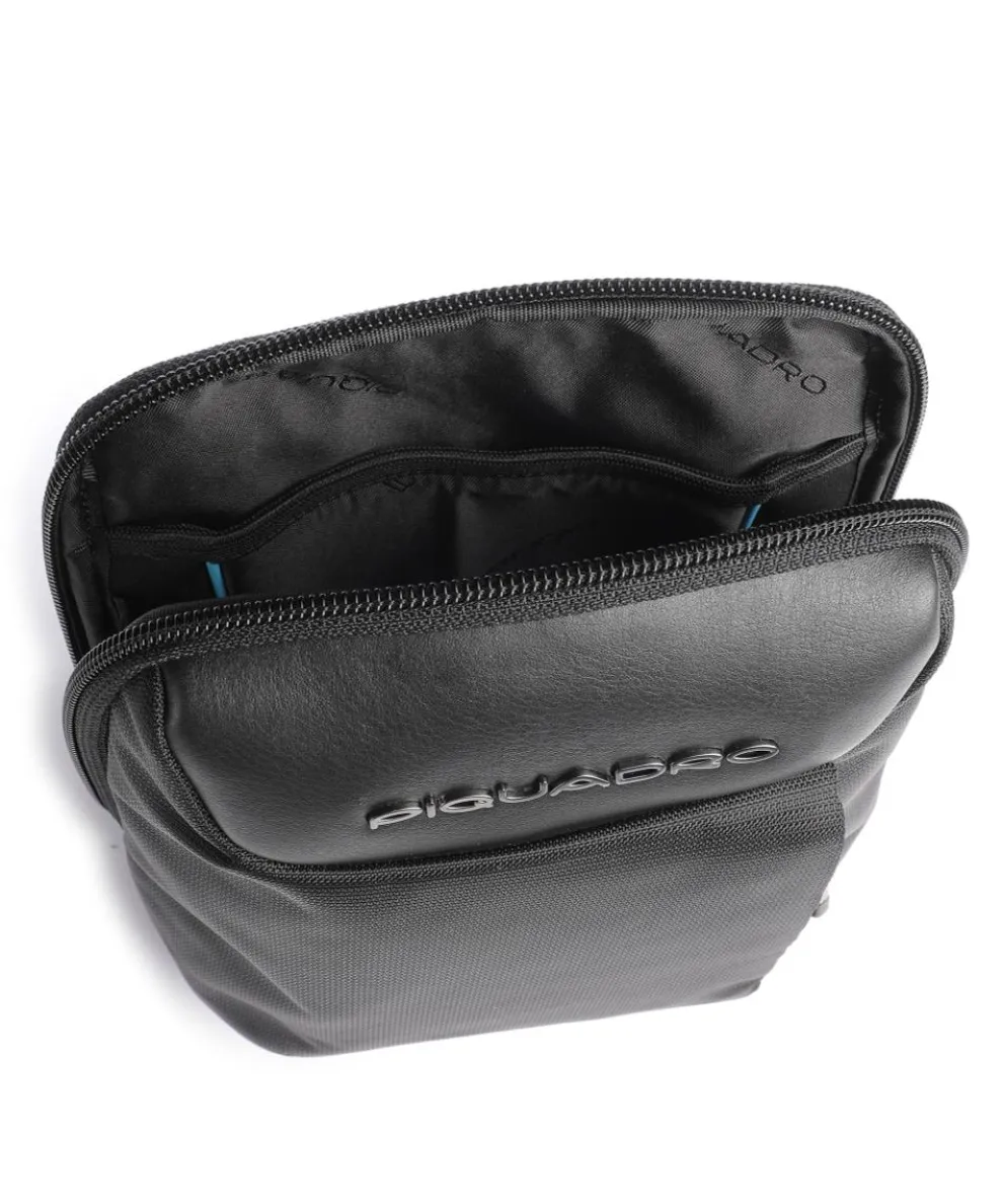 Macbeth Umhängetasche recyceltes Polyester schwarz