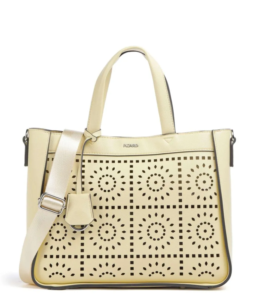 Madeira Handtasche Lederimitat gelb