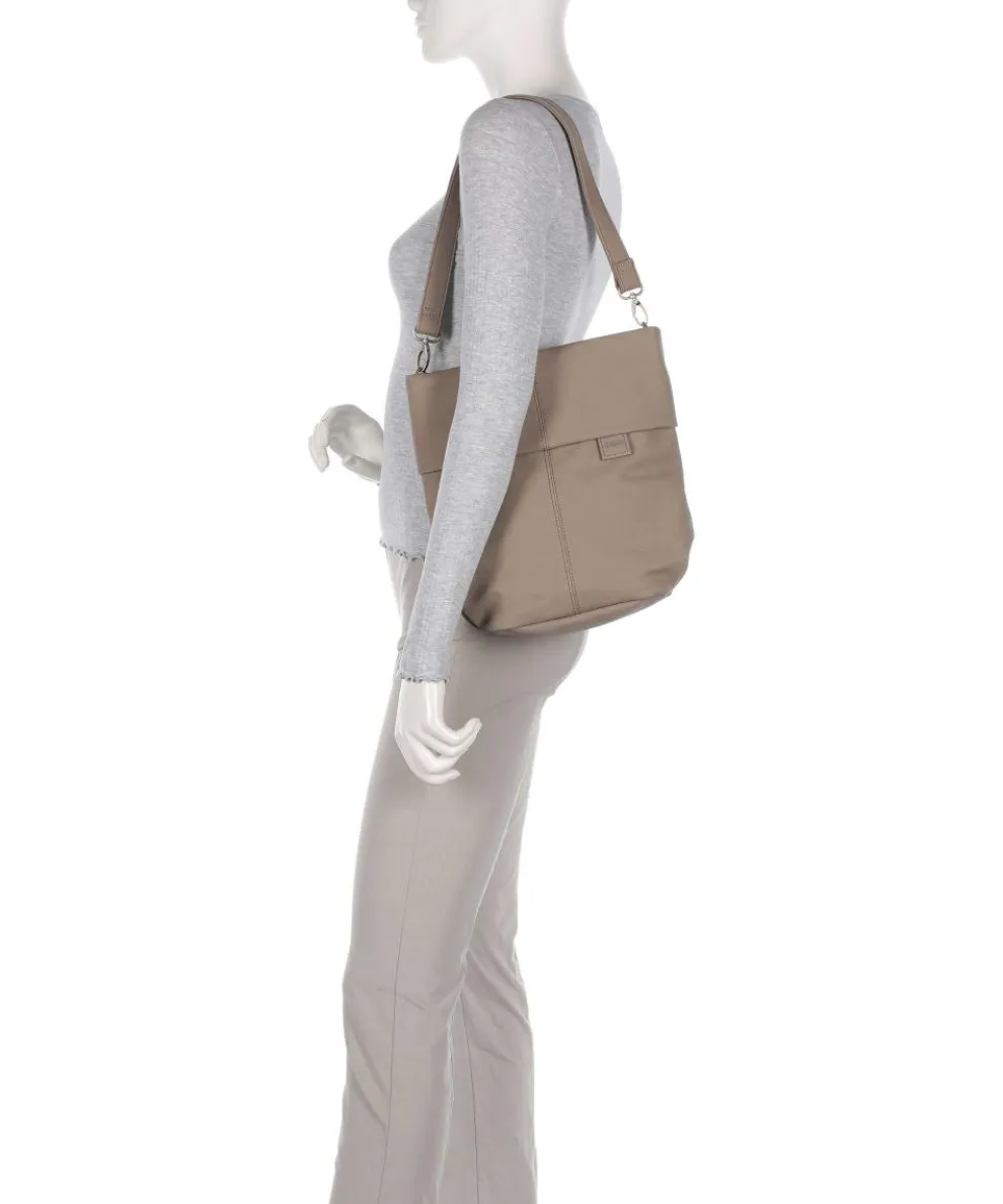 Mademoiselle.M M90 Beuteltasche Lederimitat beige