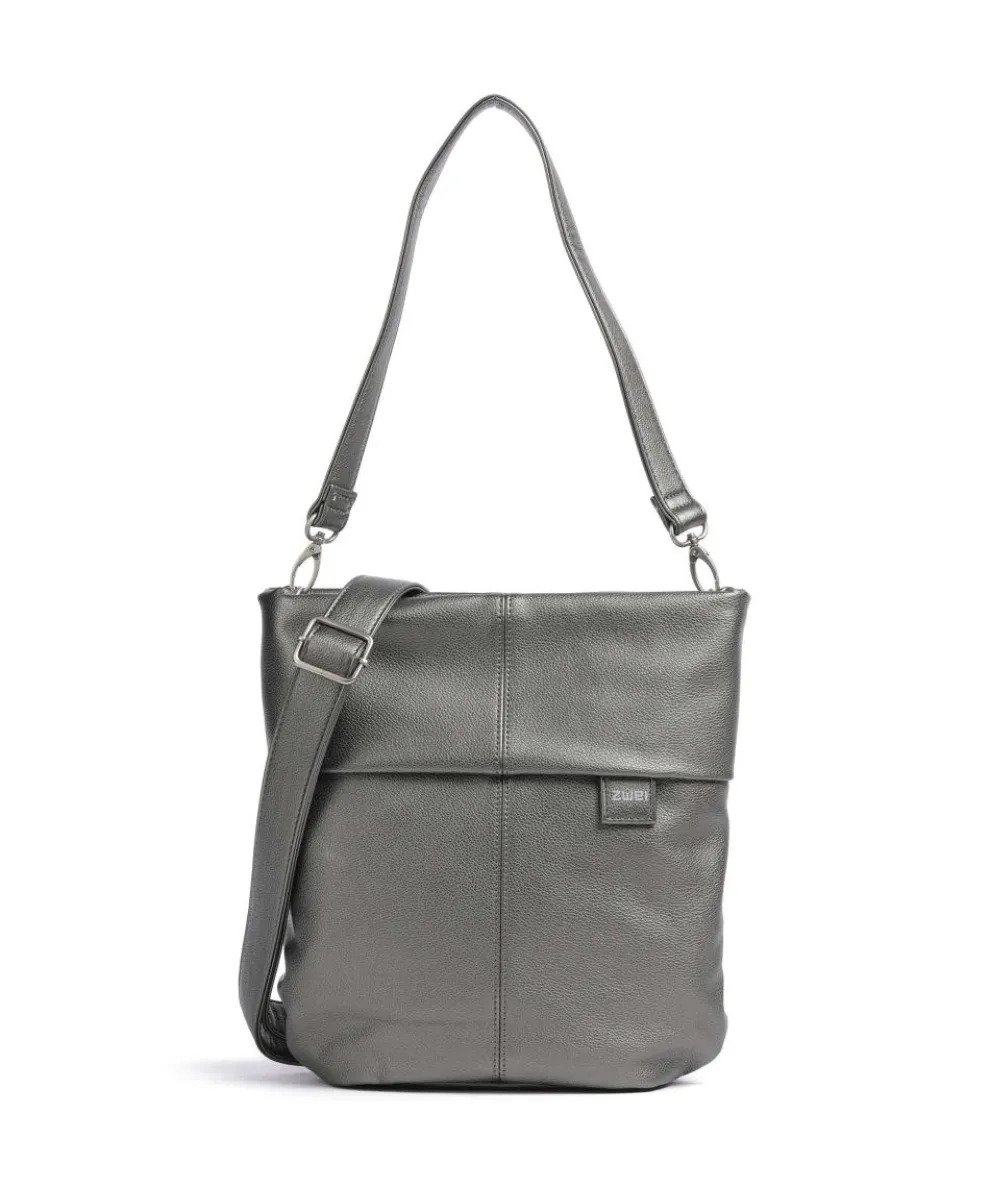 Mademoiselle.M M90 Beuteltasche Lederimitat silber