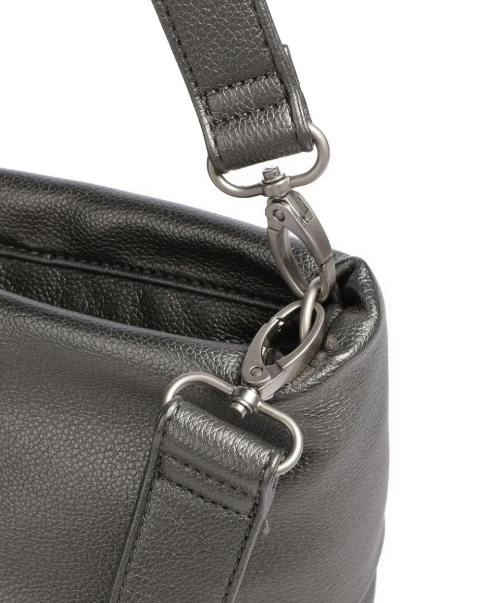 Mademoiselle.M M90 Beuteltasche Lederimitat silber