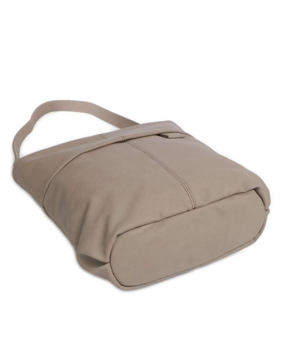 Mademoiselle.M M12 Beuteltasche Lederimitat beige
