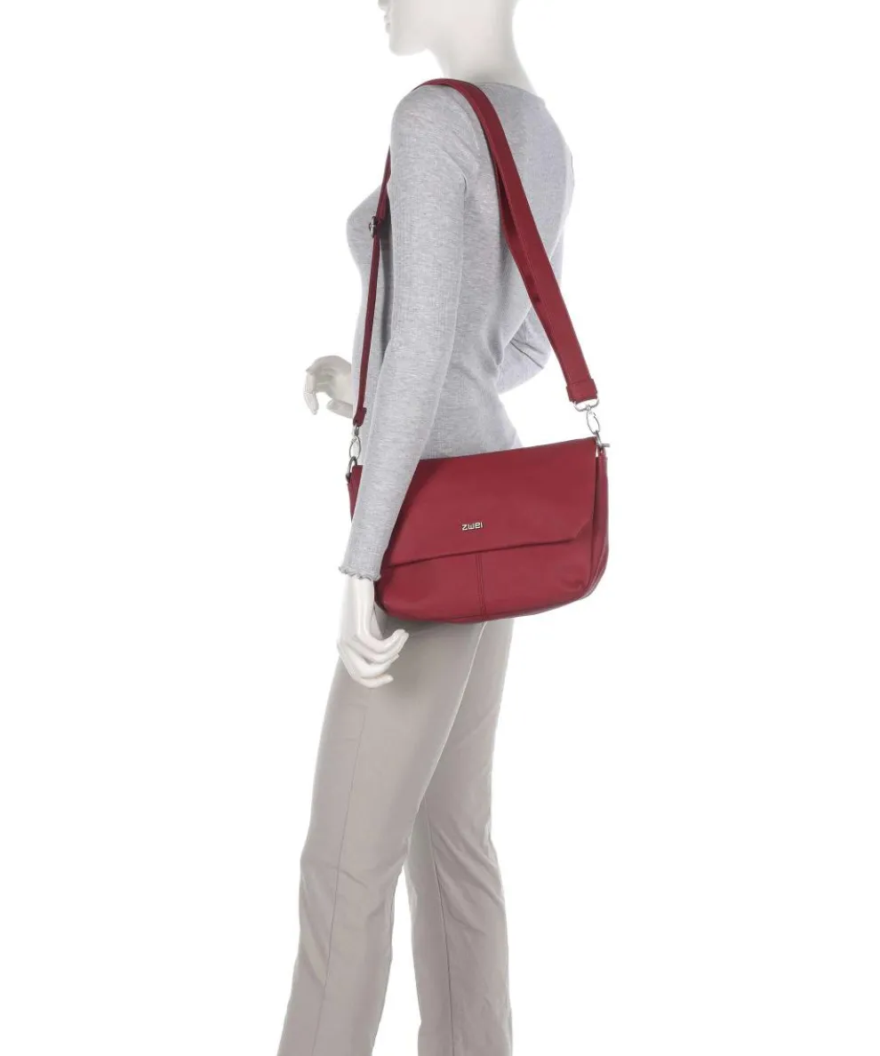 Mademoiselle.M M60 Schultertasche Lederimitat rot